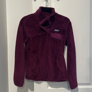 Patagonia purple fleece pullover - women’s medium - never worn!